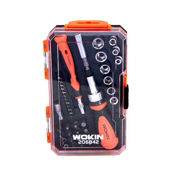 Wokin 42PCs Bit & Diff Size Socket Set — ElSewedy Shop