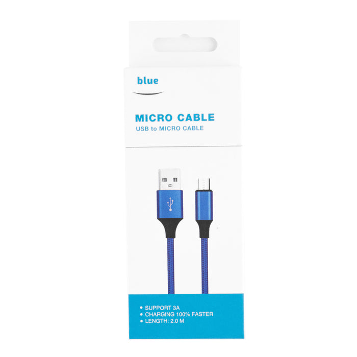 BLUE Micro USB Cable — ElSewedy Shop